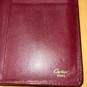 Vintage Cartier checkbook holder.